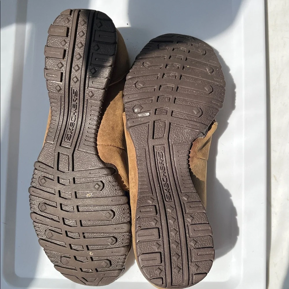 Skechers Brown Buckle Flats - Picture 2 of 2
